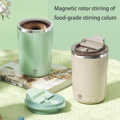 Tazza Elettrica Auto Agitante 400ml – Bicchiere Smart per Caffè, Latte e Bevande Calde, Batterie Ricaricabili - N.1 Online