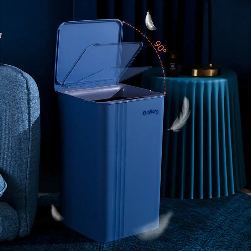 Cestino Smart Automatico con Sensore a Induzione – Pattumiera Intelligente per Bagno e Cucina, Design Moderno in Plastica, Vari Colori - N.1 Online