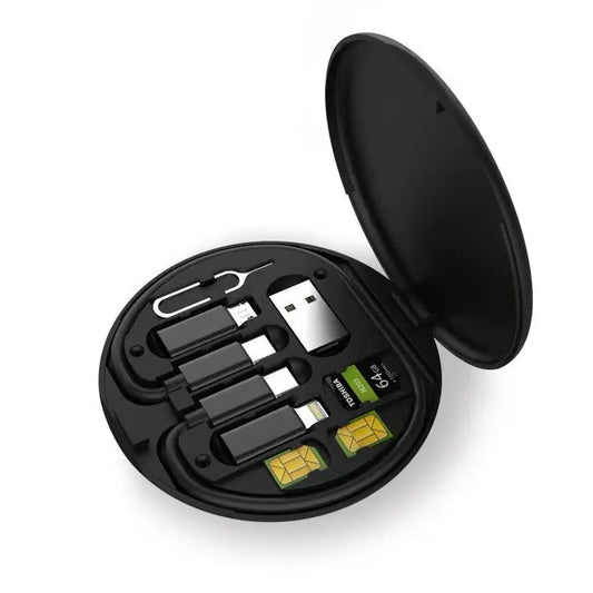 Organizer Multifunzione per Cavi con Supporto Smartphone – Scatola Porta Cavi in Plastica - N.1 Online