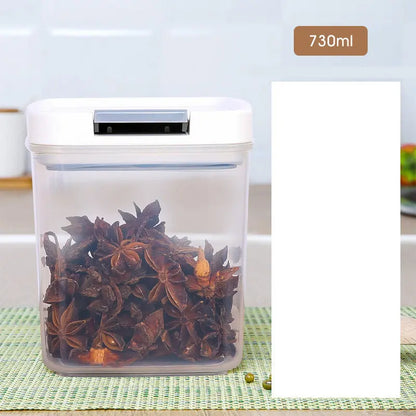 Contenitore Ermetico per Alimenti in Plastica – 350/1000ml, Moderno, Quadrato, Microonde, Colori Casuali - N.1 Online