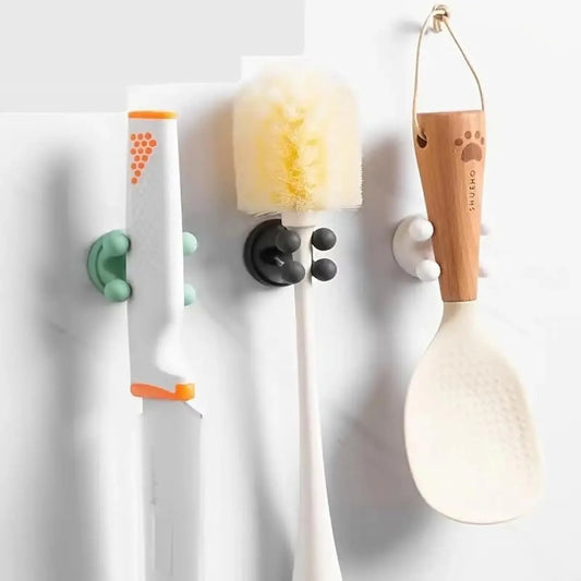 Portaspazzolino in Silicone Multiuso – Gancio Adesivo Impermeabile da Parete per Bagno, Cucina, Ufficio e Casa - N.1 Online