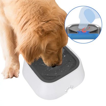 Ciotola Galleggiante Antigoccia per Cani e Gatti 1.5L – Dispenser Acqua Slow Feeder Anti-Trabocco in ABS e PP, da Viaggio e Casa - N.1 Online