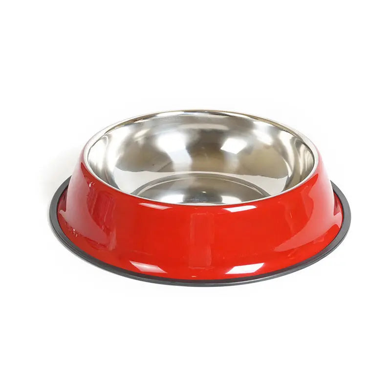 Ciotola per Cani e Gatti in Acciaio Inox e Melamina – Antiscivolo, Doppio Uso per Cibo e Acqua, Resistente al Calore, Colorata - N.1 Online