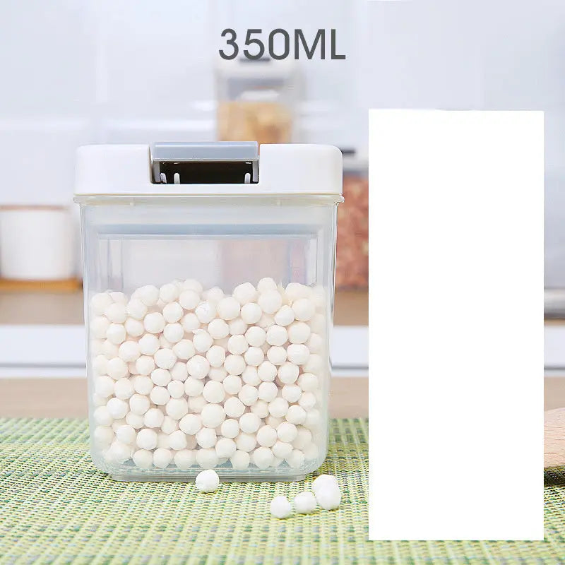 Contenitore Ermetico per Alimenti in Plastica – 350/1000ml, Moderno, Quadrato, Microonde, Colori Casuali - N.1 Online