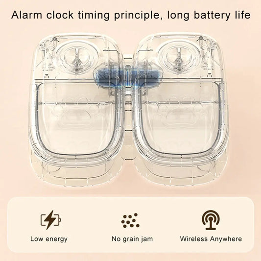 Dispenser Automatico Cibo e Acqua per Gatti e Cani 2 in 1 | Mangiatoia a Gravità Senza Elettricità con Ciotola in Acciaio Inox - N.1 Online